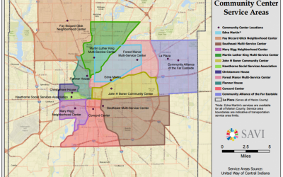 Community Center Service Areas